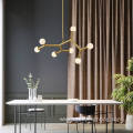 gold hanging lights for kitchen